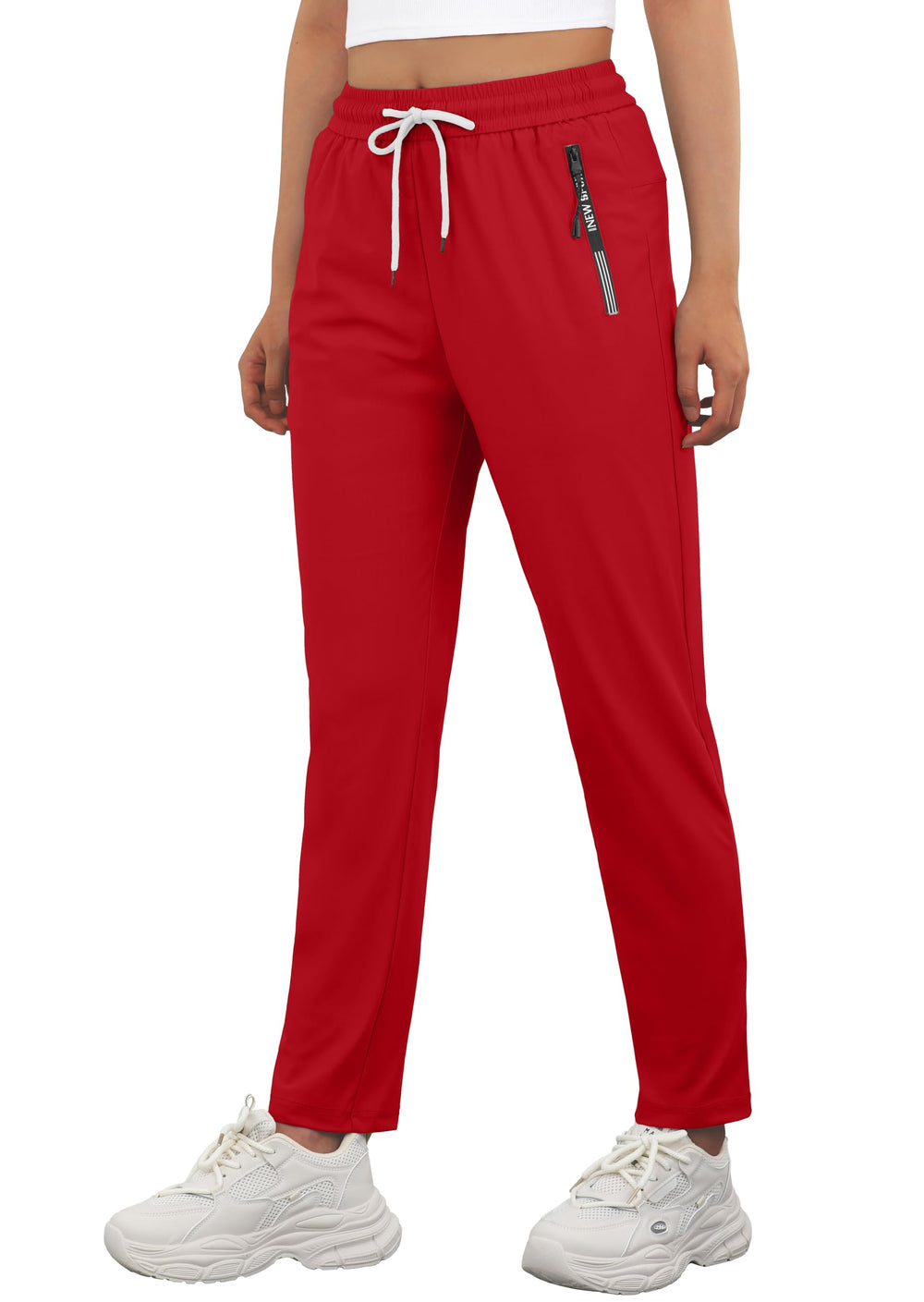 IWOLLENCE seniors lightweight breathable travel pants with zipper pockets; ideal for hiking and travel comfort.