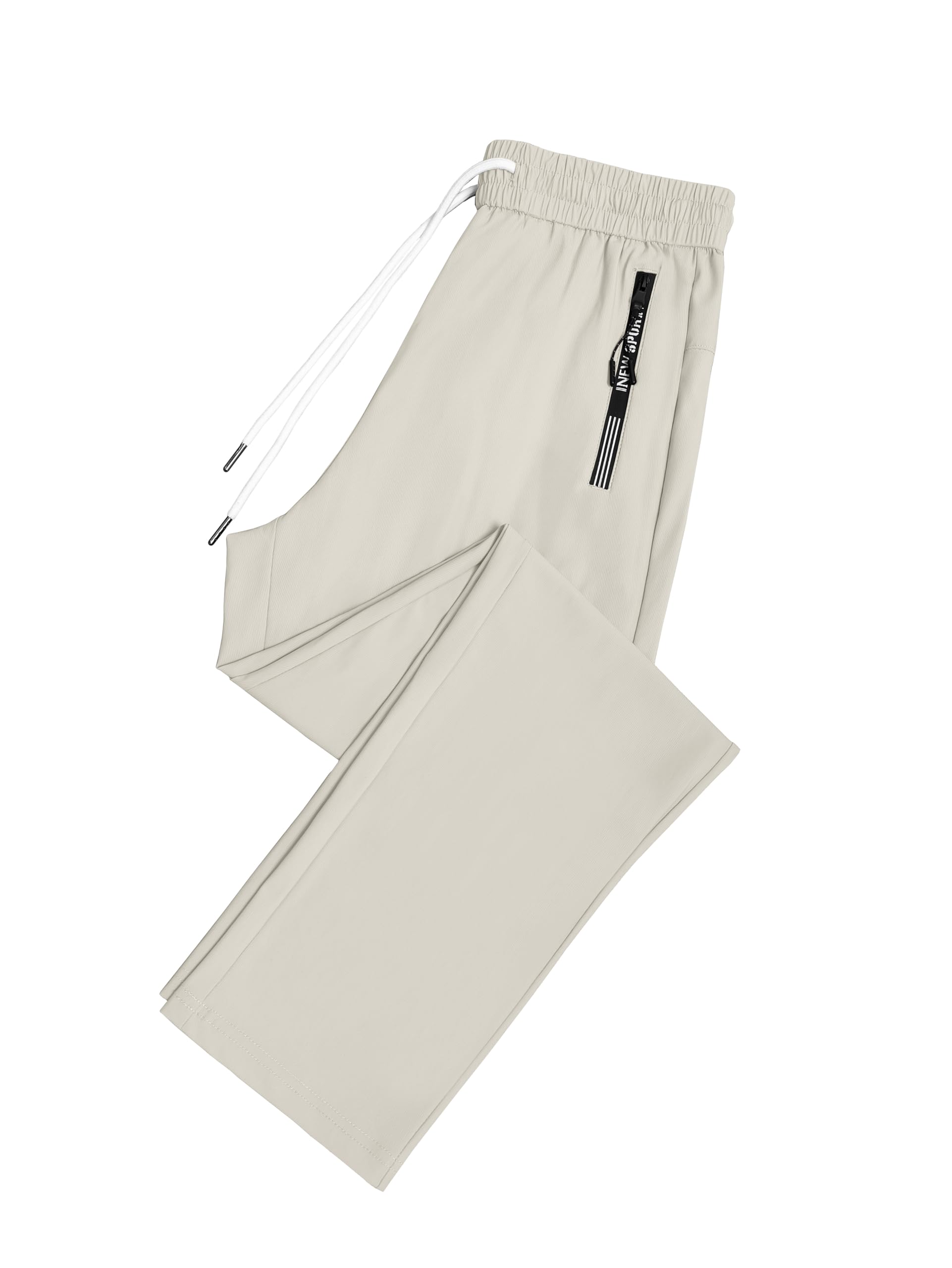 IWOLLENCE women's stretch active pants left front view highlighting mobility and comfort.