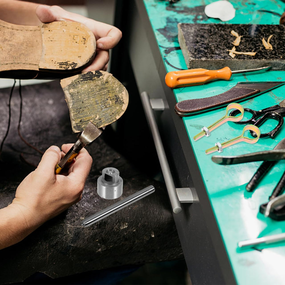 IWOWHERO boot hooks repair kit in durable steel for long-lasting footwear maintenance.