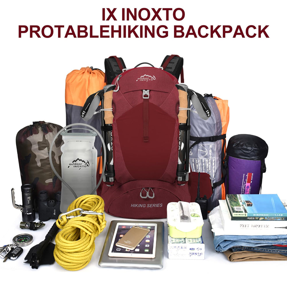 IX INOXTO ergonomic back system reduces sweat and strain on hikes
