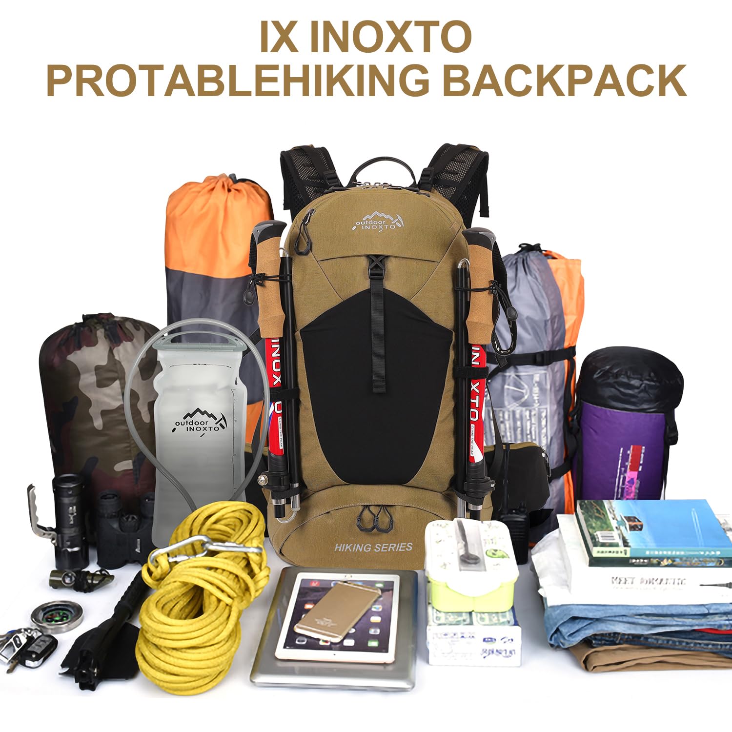 IX INOXTO lightweight design makes day trips more comfortable.