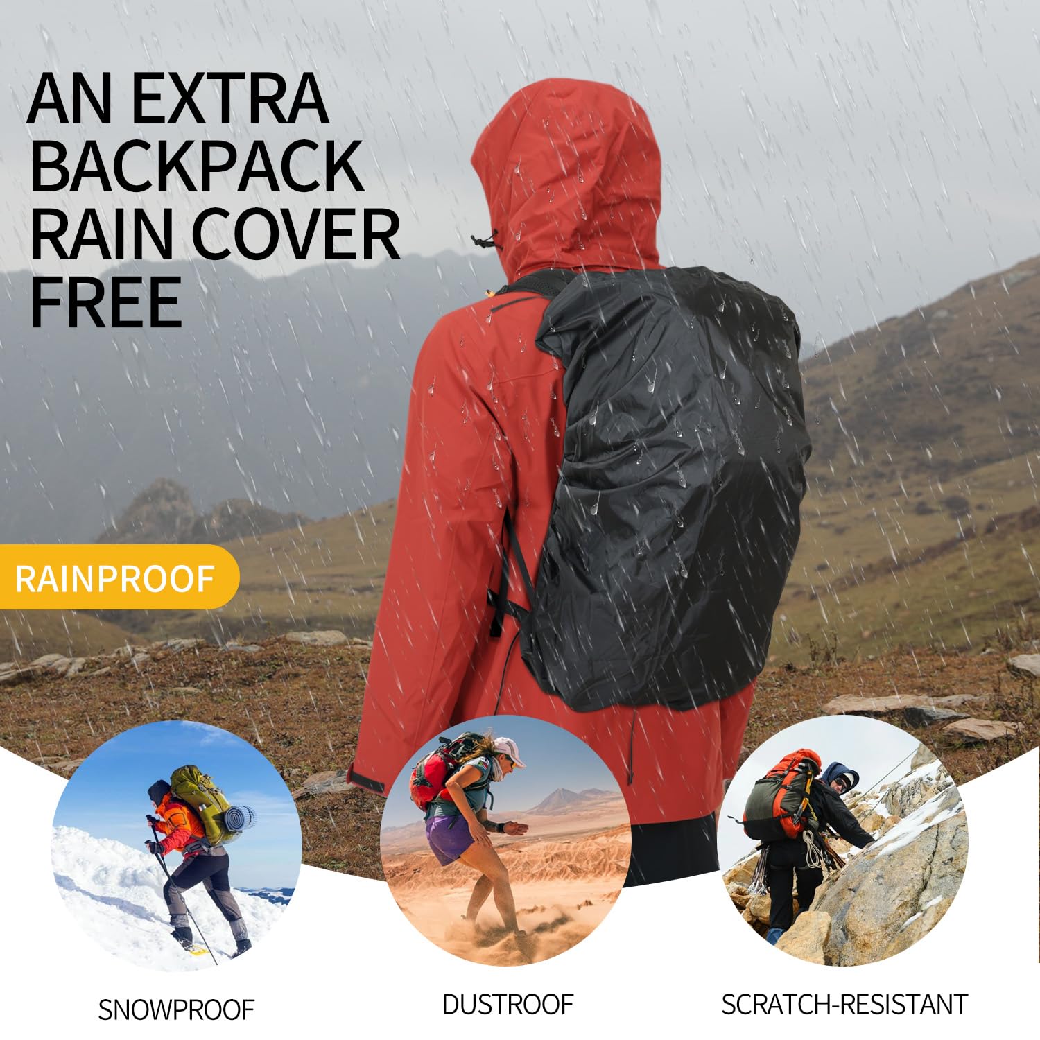 IX INOXTO Hiking Backpack multiple compartments keep gear organized for quick access.