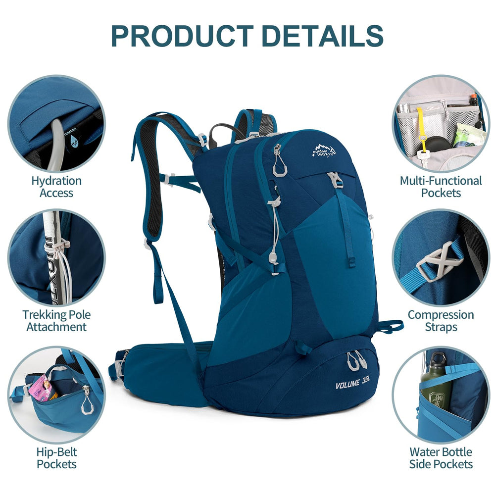 IX INOXTO hydration bladder 3L enables easy drinking on trails