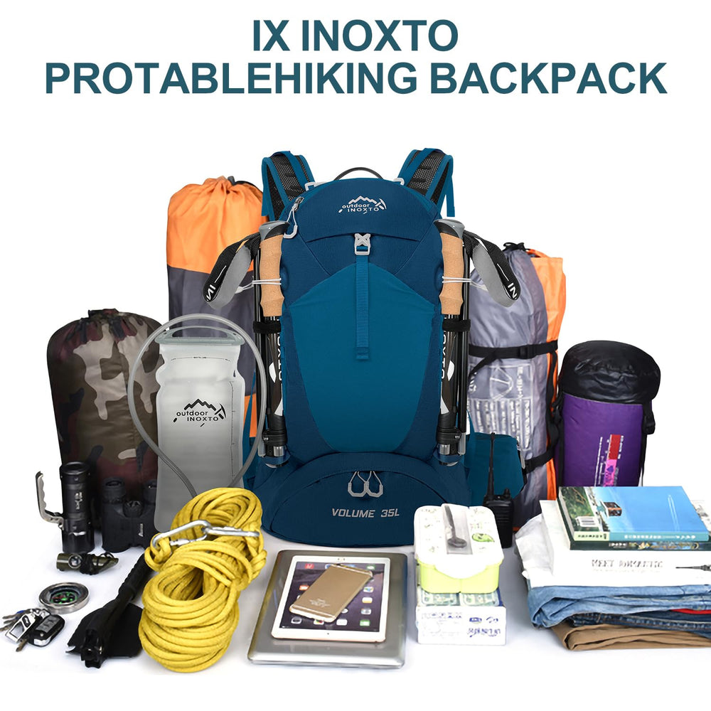 IX INOXTO multi-compartment design keeps gear organized during hikes