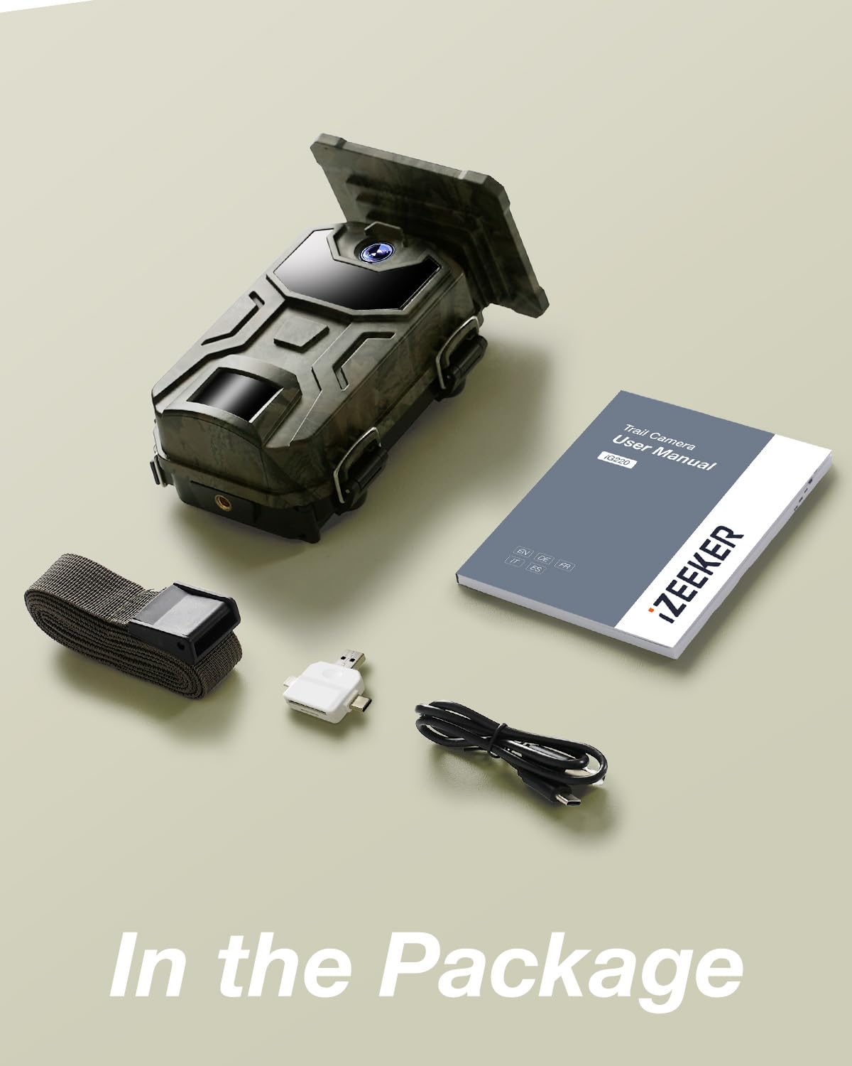 iZEEKER SD card access and reader for quick data transfer