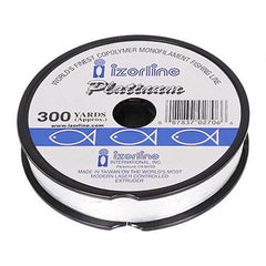 Izorline XXX co-polymer mono line in clear color, ideal for spinning reels with low memory.