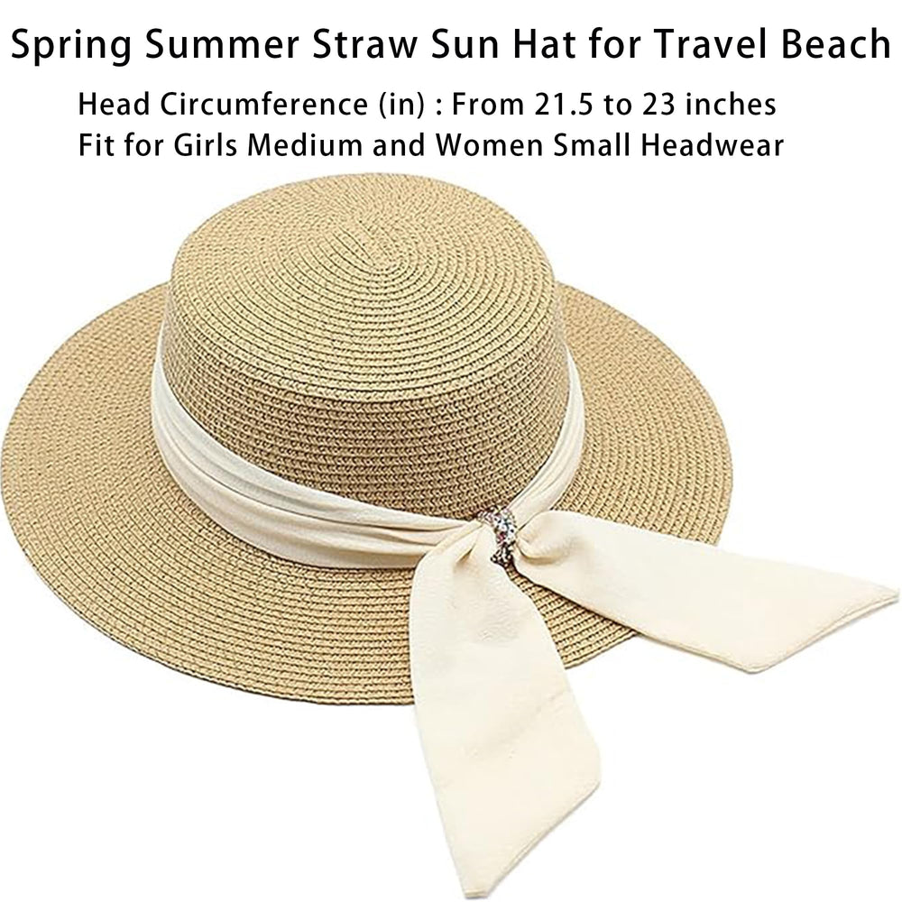 IZUS Holiday Straw Hat adjustable fit with internal cord for comfort.