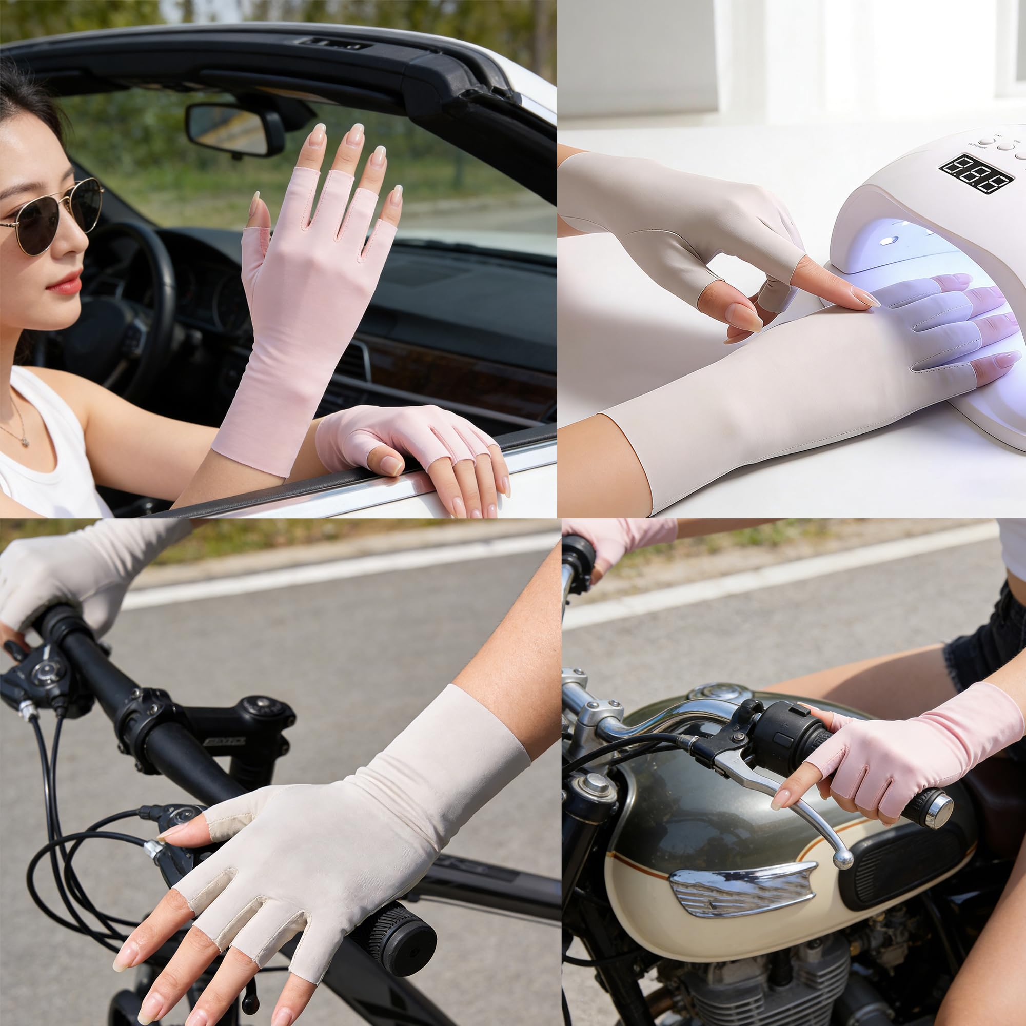 IZUS gloves showing non-slip fingertips for secure grip in wet conditions.