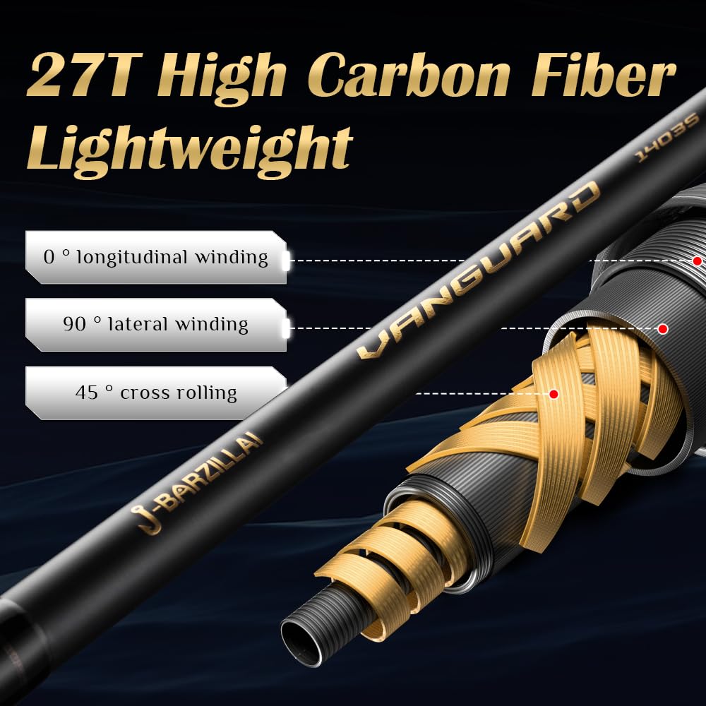 J-BARZILLAI CarbonPro saltwater guides anti-corrosion show durability during offshore sessions.
