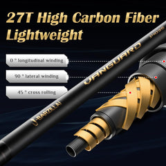 J-BARZILLAI CarbonPro saltwater guides anti-corrosion show durability during offshore sessions.
