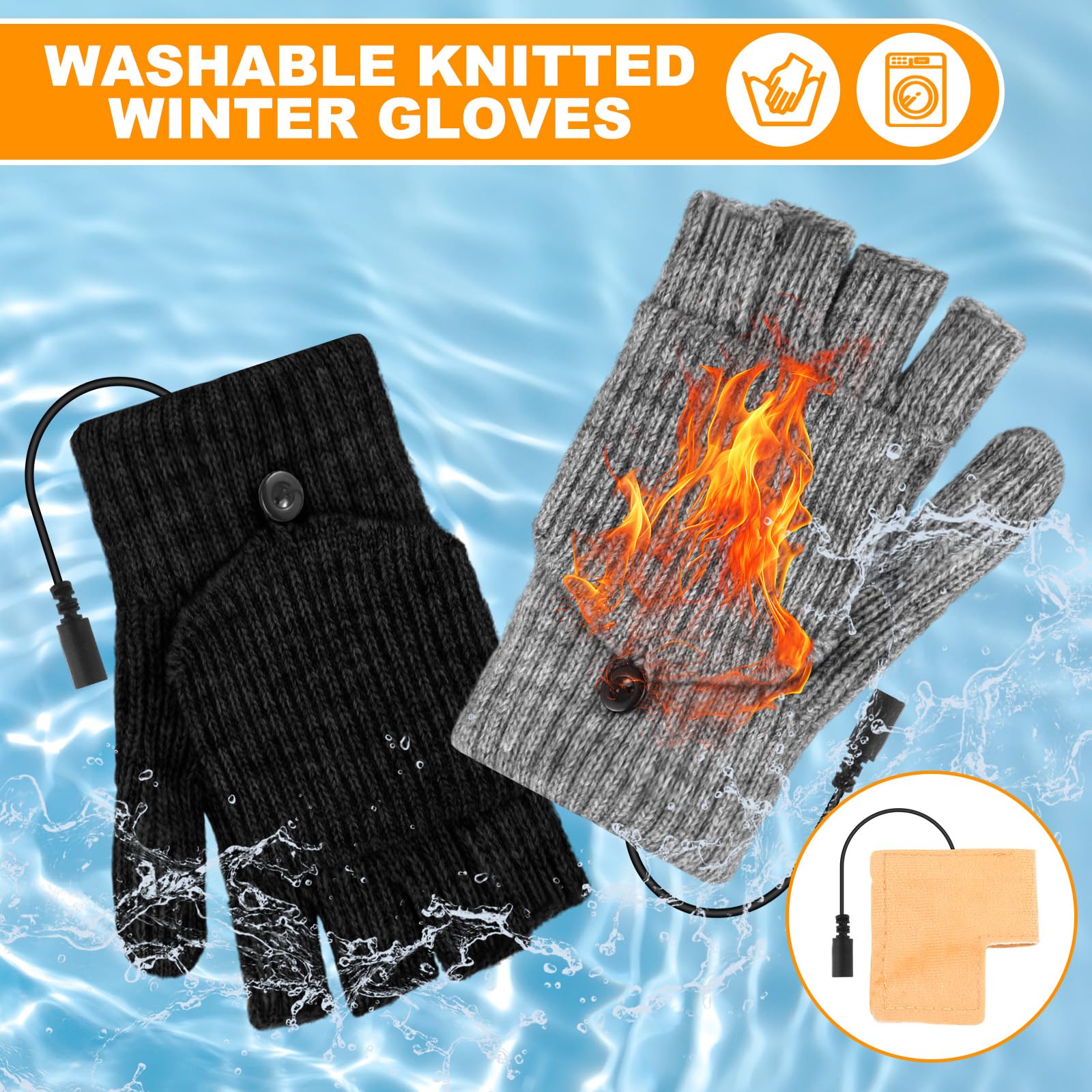 JaGely detachable heating element for easy washing and care.