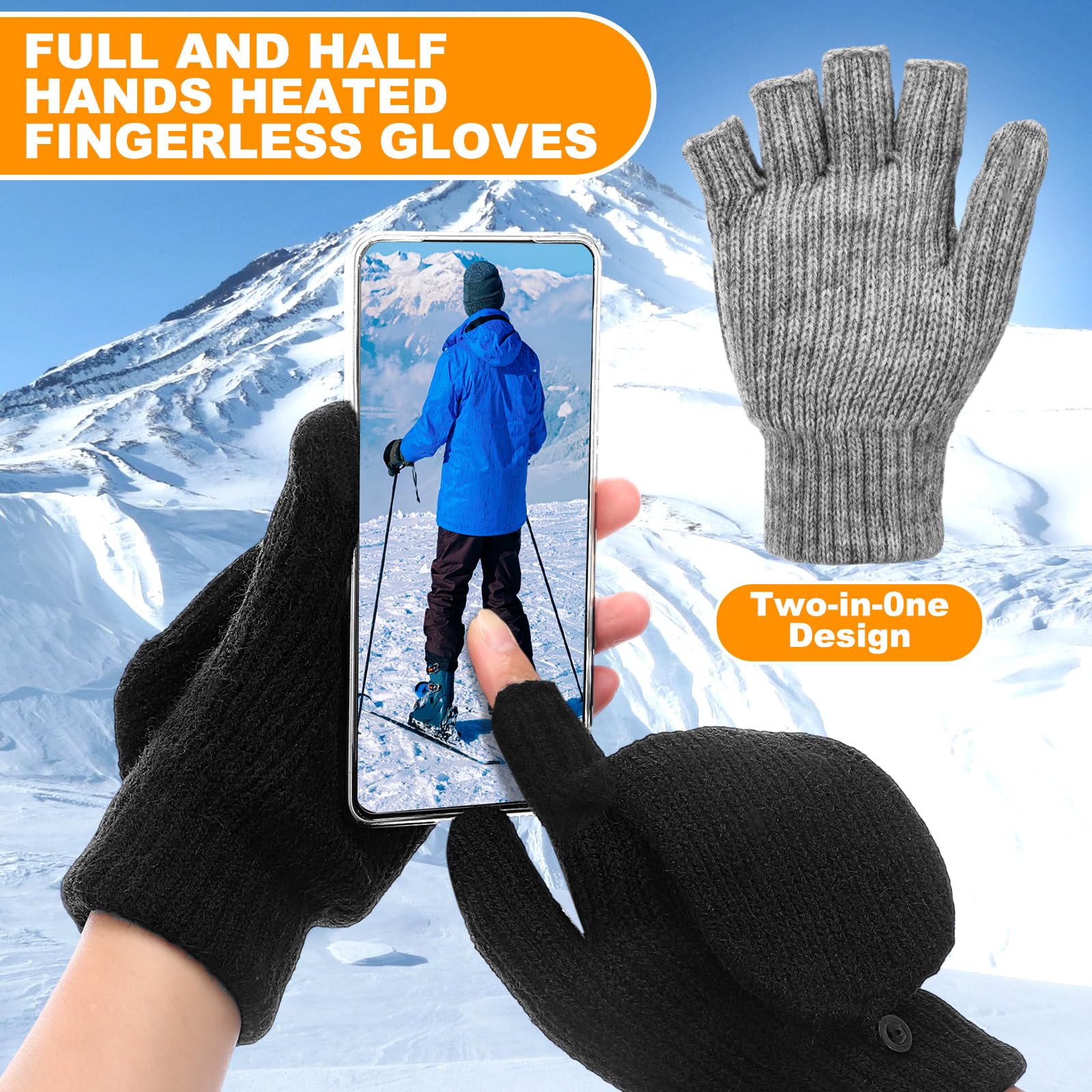 JaGely USB cable and portable heat source ready for chilly commutes.