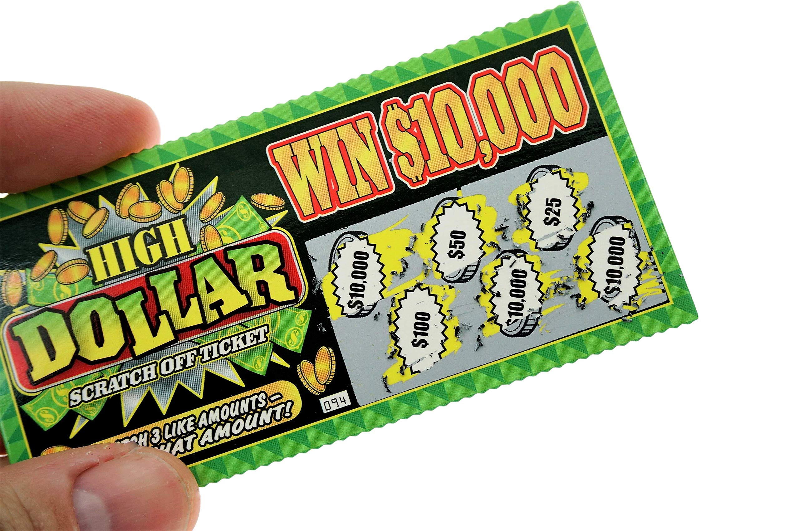 JA-RU prank gift box with lottery tickets as a funny present.
