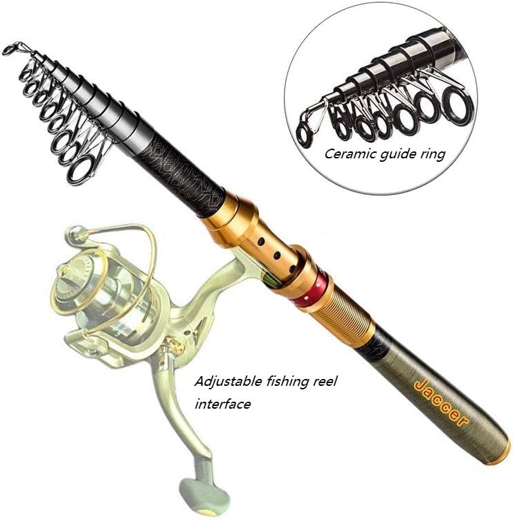 Jaccer fishing rod extended to 2.1m for sea fishing