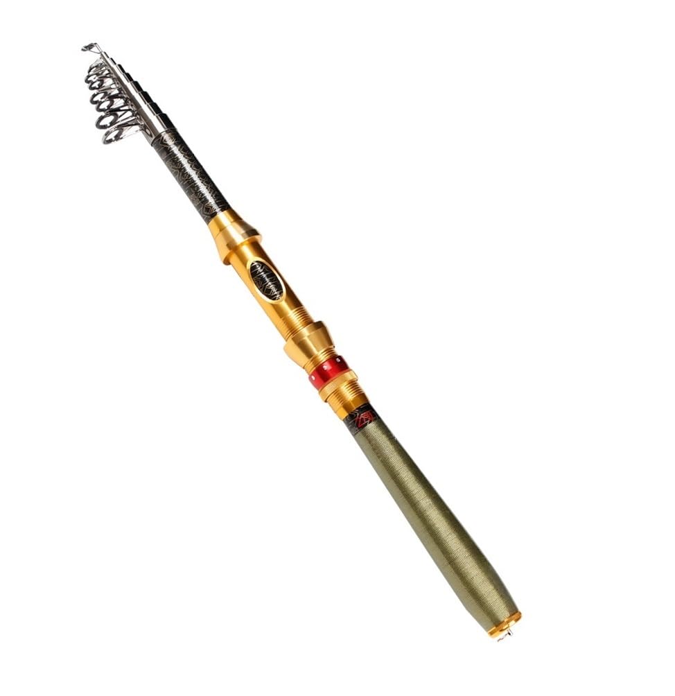 Jaccer telescopic fishing rod extended to 2.1 meters