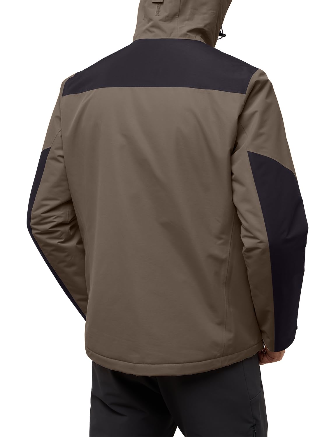 Jack Wolfskin Jasper Ins JKT M fabric texture close-up highlighting breathable waterproof shell.