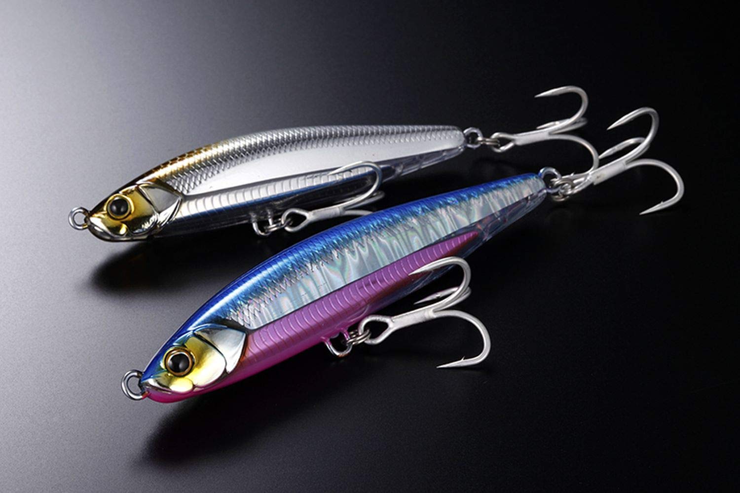 Jackall Big Backer Fall Trick 103 lipless minnow profile boosts deep water action.