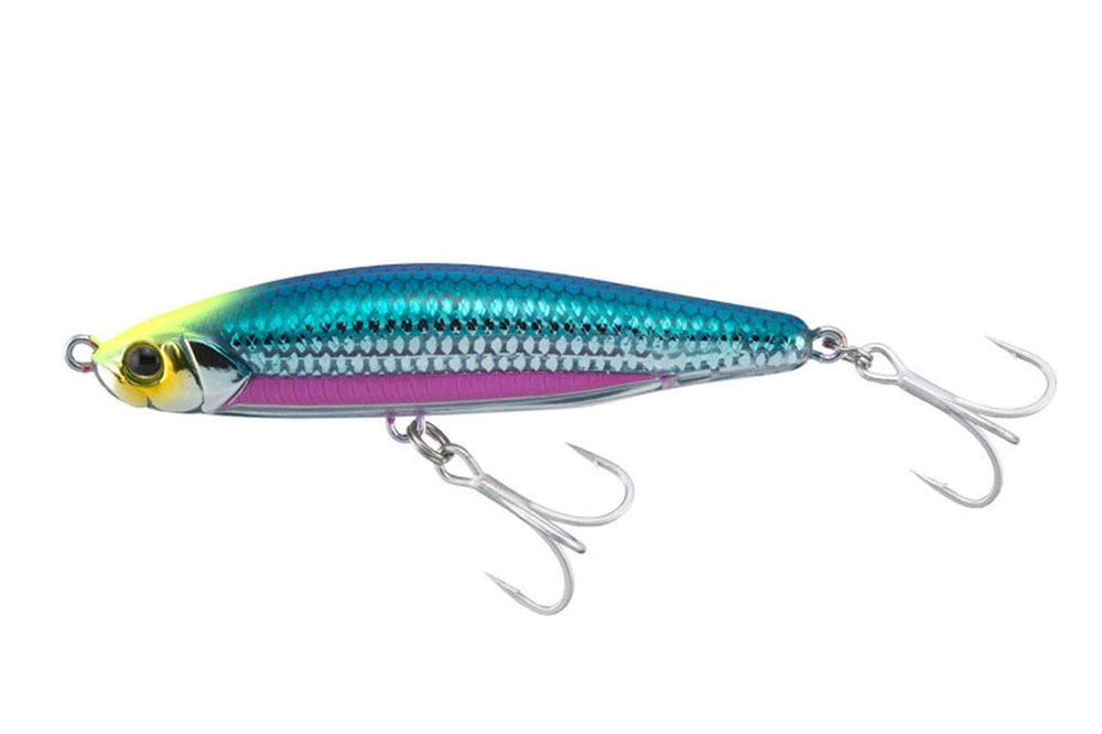Jackall Big Backer Fall Trick 103 side view shows sinking profile for precise casts