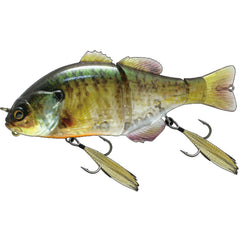 Jackall Big Bait Gunterrel RT Ghost Gill lure with versatile action to entice bass.
