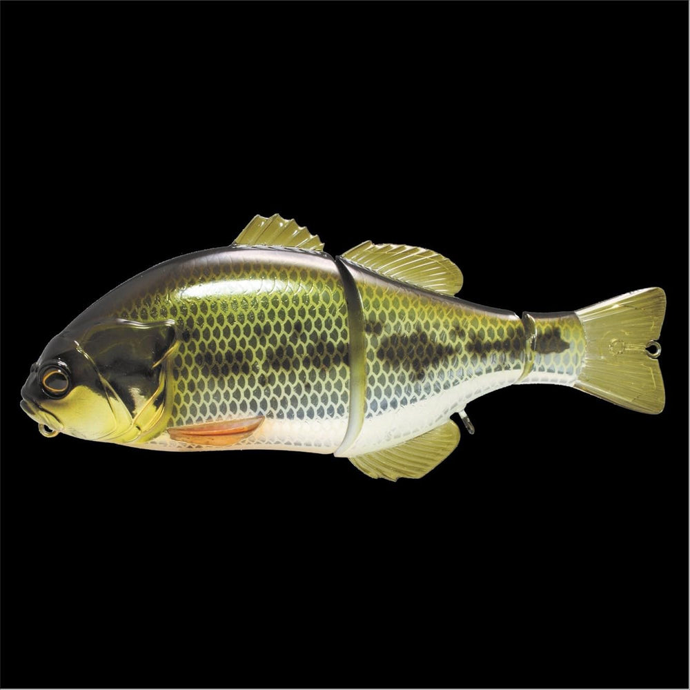 Jackall Black Gill Gavacho Frog front view, lifelike predator lure for bass near cover