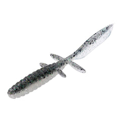 Jackall DB Humor Free 4.5in dark sander with clear silver finish for free rigging bass fishing