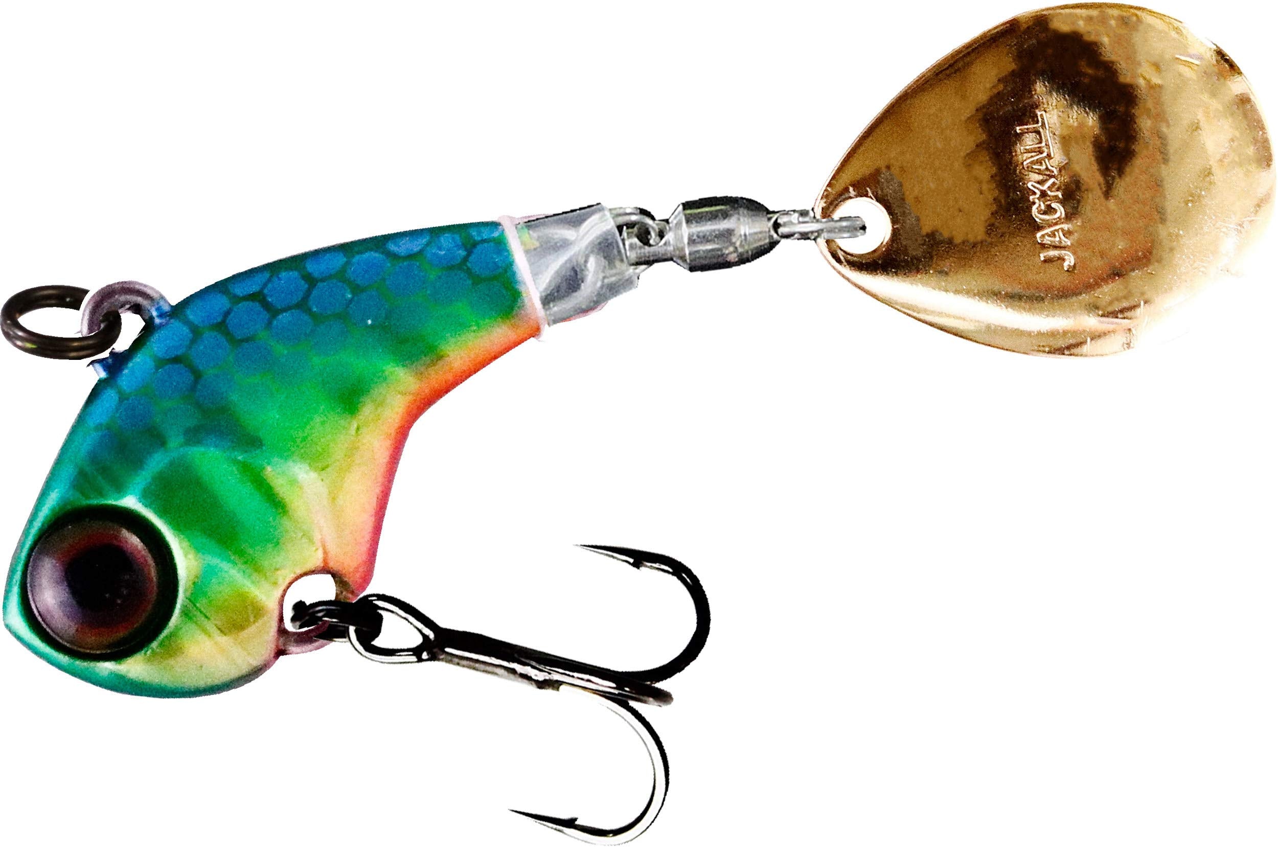Jackall Deracoup 3/4oz HL Lime Gold lure for versatile casting and visibility.
