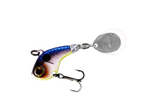 Jackall Deracoup 3/8oz Clear Shad lure close-up highlighting its lifelike profile for enticing strikes.