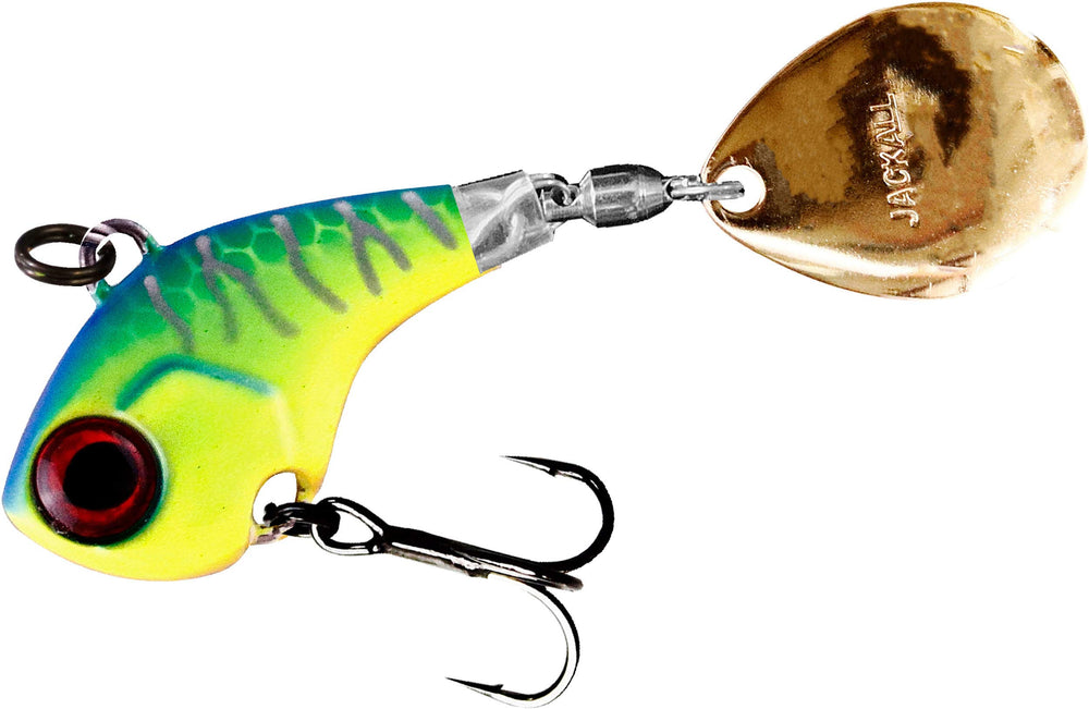 Jackall Deracoup Blueback Chart lure for versatile casting and lively water action.