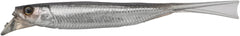 Jackall DriftFry 4.0in SIL Shad side view enhances casting and lure appeal.