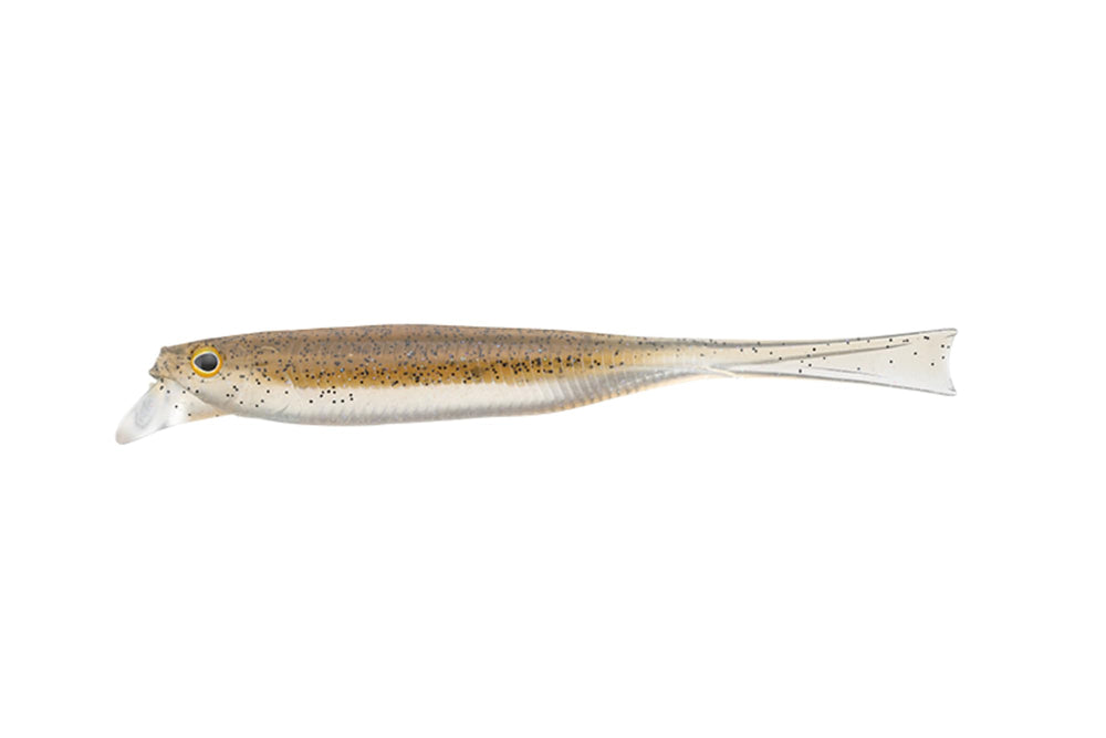 Jackall DriftFry 5.2in Spawn Waka, top view, versatile casting and drifting action.