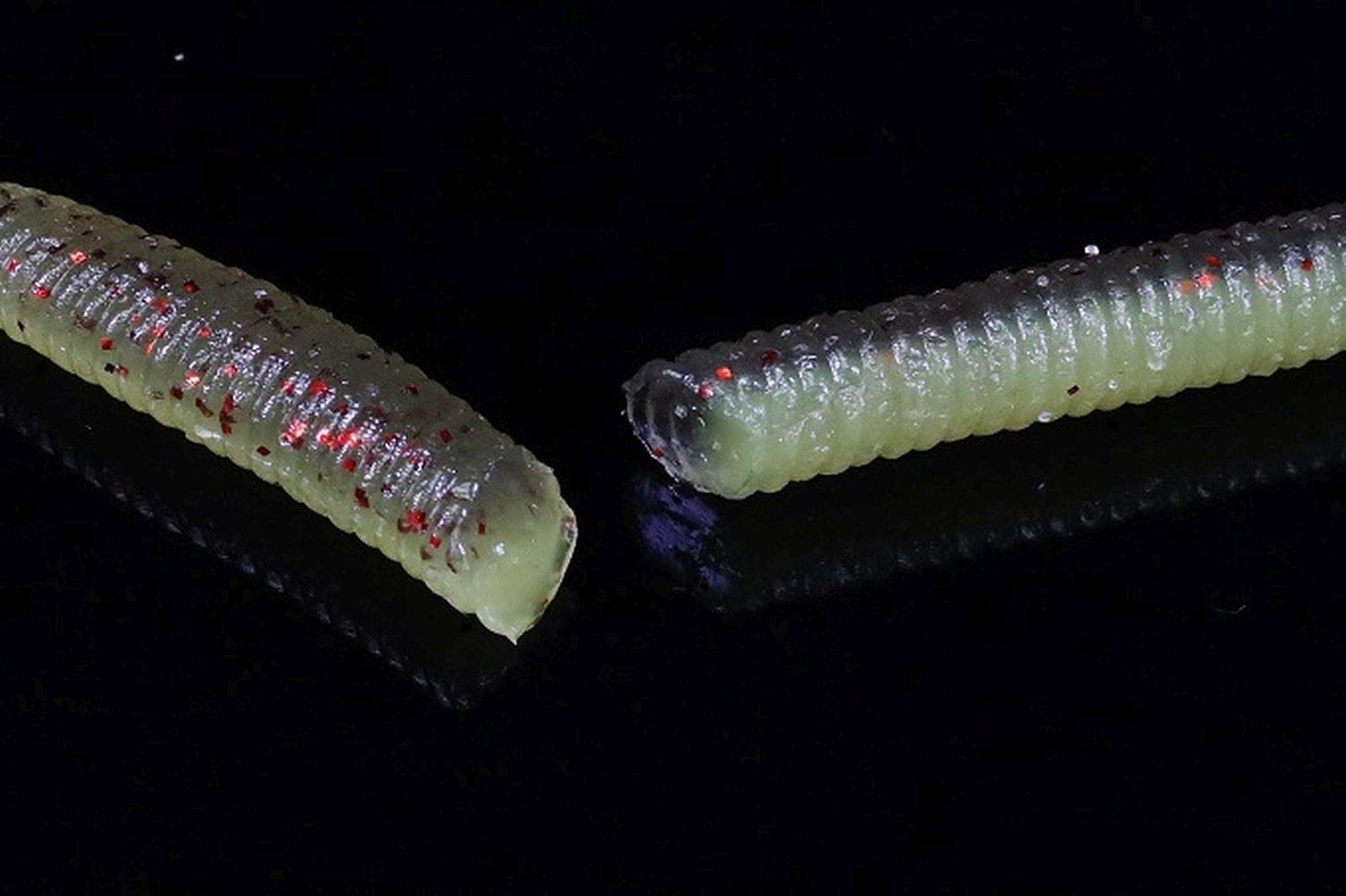 Jackall Flickshake 3.8in two-tone design boosts visibility in murky water