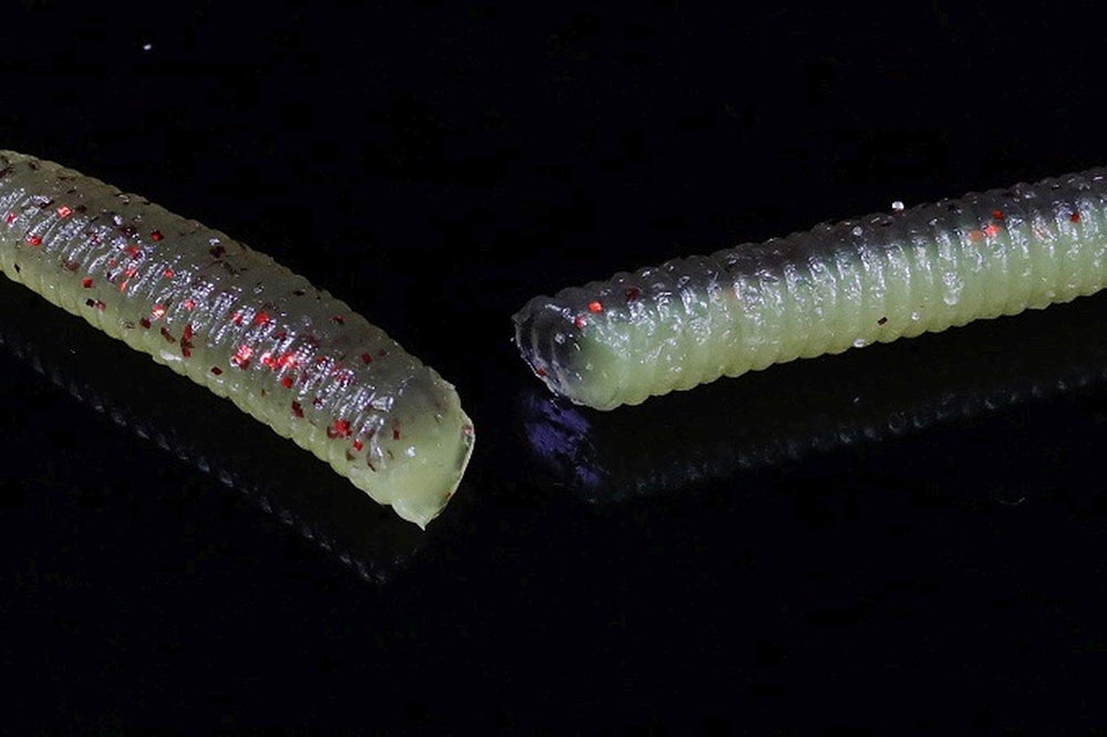 Jackall Flickshake 3.8in two-tone design boosts visibility in murky water