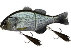 Jackall Gantarel Jr RT Crappie action shot—dynamic wobble during retrieves.