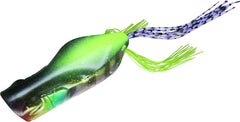 Jackall Gavacho Frog action shot showcasing fine spray and lifelike body for better bite opportunities.
