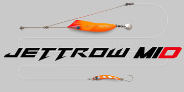 Jackall Jetlow Mid Buddy Spark collar follows the main for mid-layer lure pursuit.
