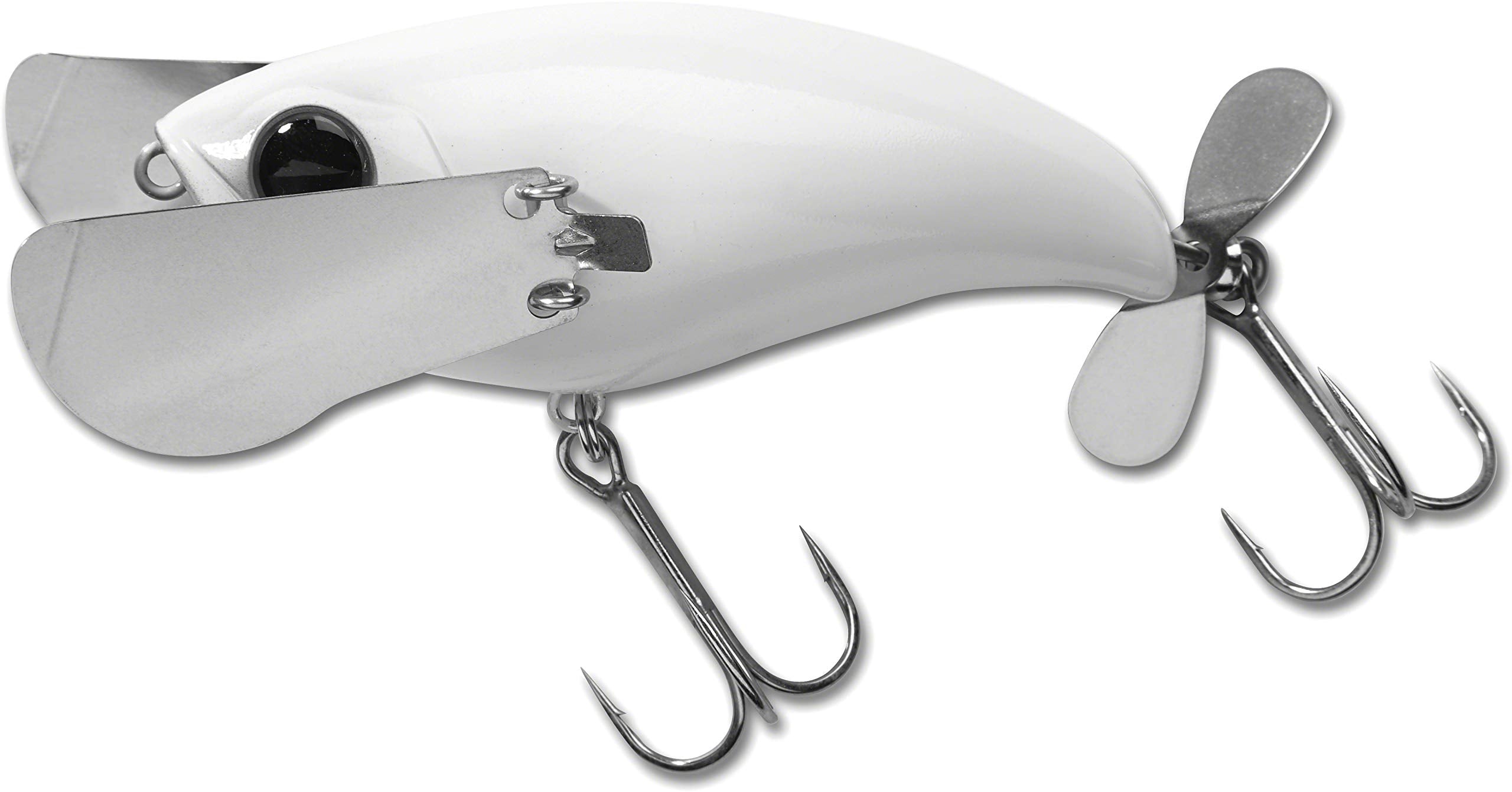 Jackall Pompadour 79 Bone White lure ready for precise casting and enticing action