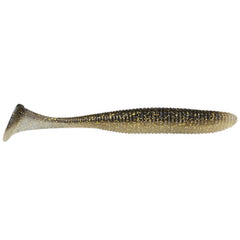 Jackall Rhythm Wave soft swim bait in Golden Shad, ideal for enticing bites in shallow and mid-depth water