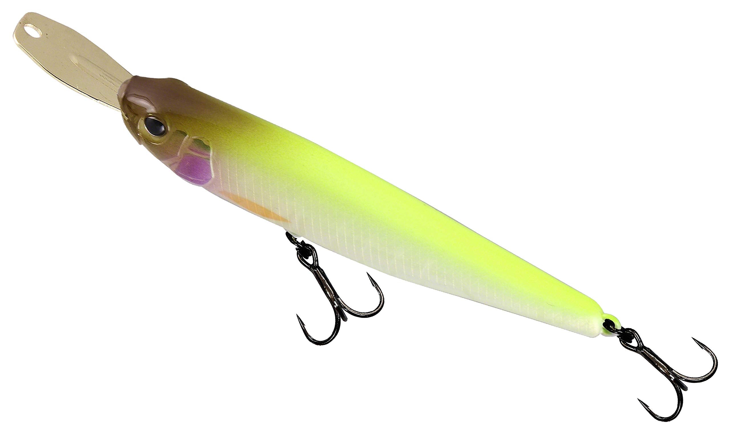Jackall RiserBait 007R Chart Back Pearl lure for mid depth bass fishing