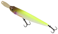 Jackall RiserBait 007R Chart Back Pearl lure for mid depth bass fishing