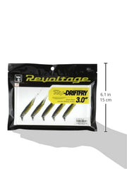Jackall RV Drift Fly texture and flash to attract bass in water