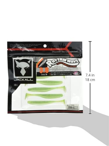 Jackall Worm Rhythm Wave 3.8 pack ready for bass fishing