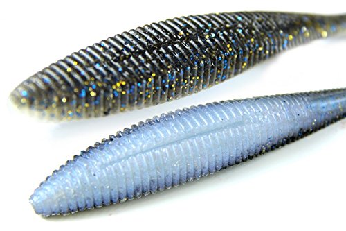 Jackall Worm Rhythm Wave center-action wobble highlights dynamic bass movement.