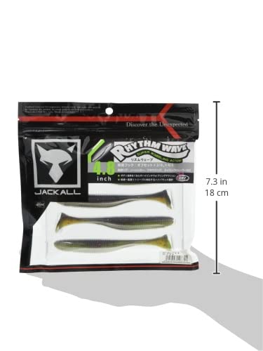 Jackall Worm Rhythm Wave Texas rig and jighead compatibility for swimming presentations.