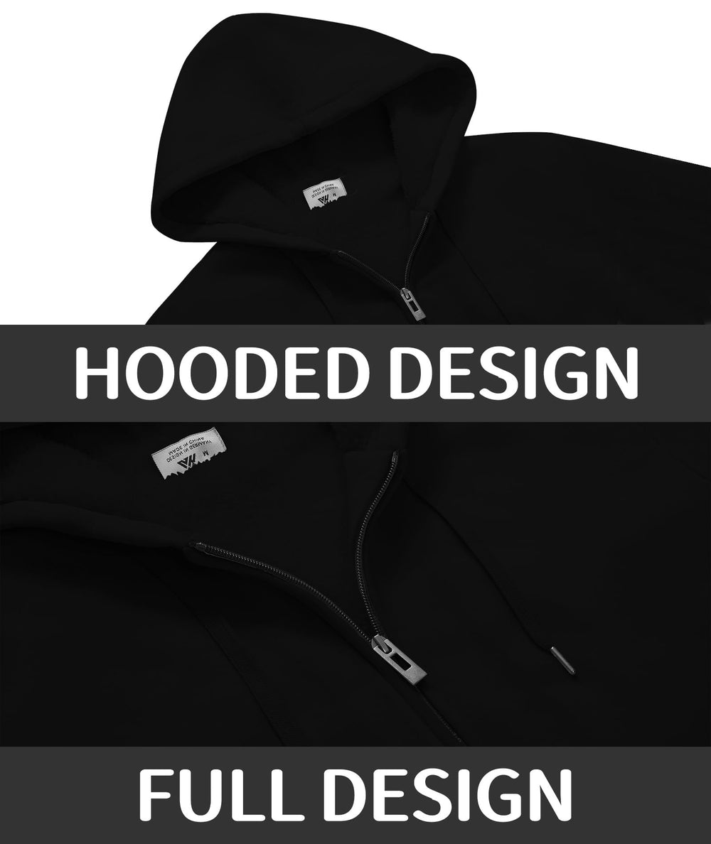 JACKETOWN fleece hoodie with side pockets provides convenient storage
