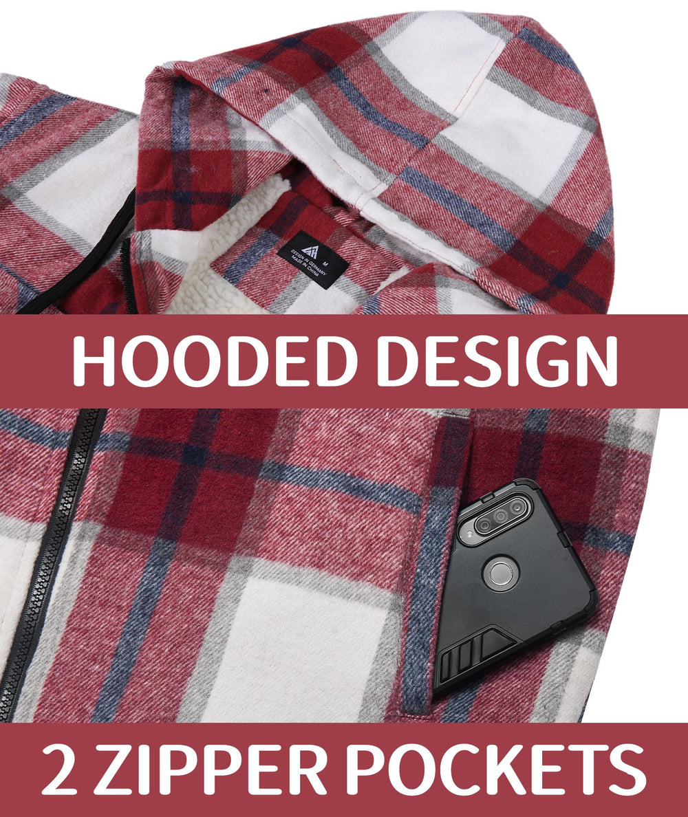 JACKETOWN heavyweight plaid jacket designed for lasting durability