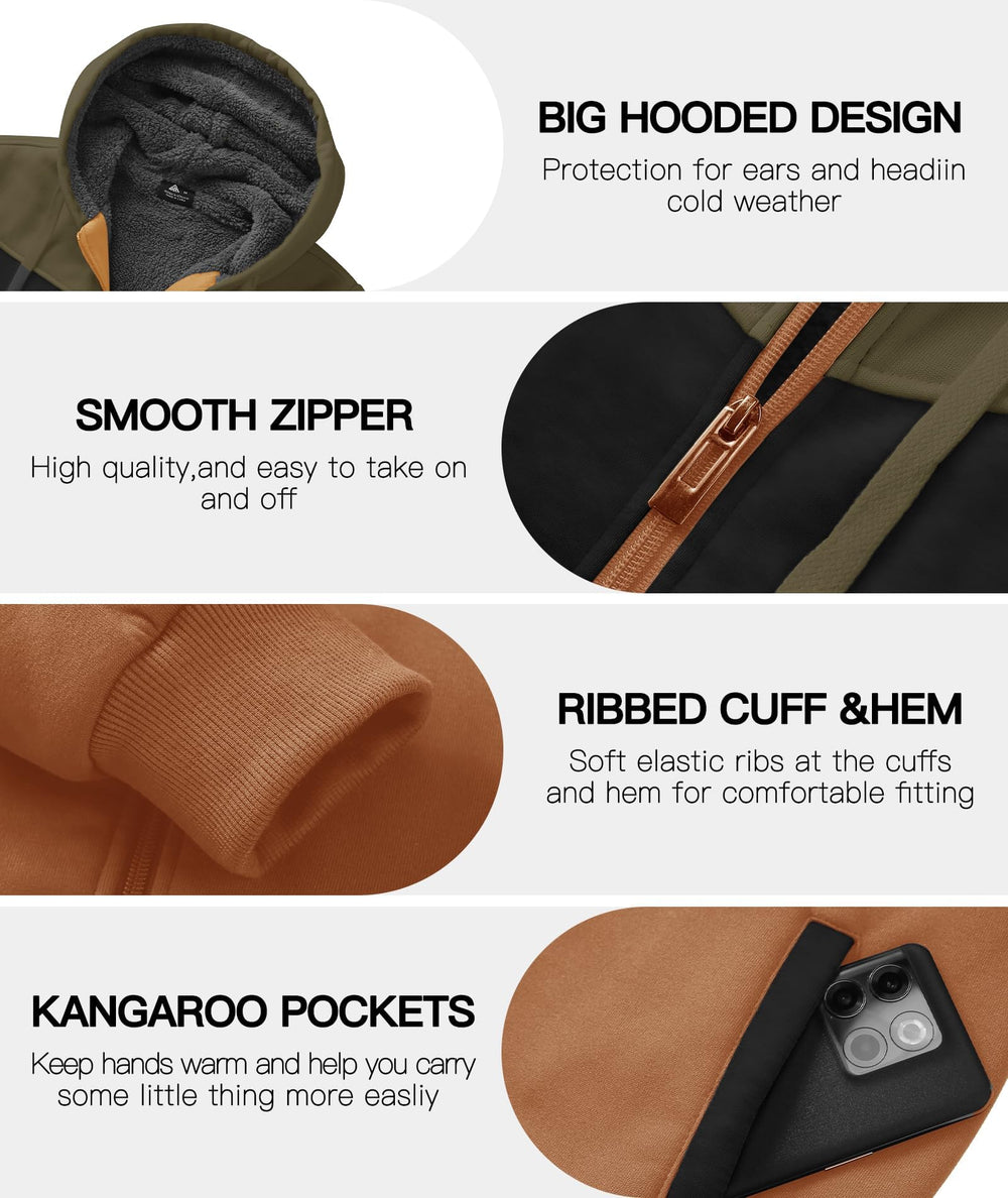 JACKETOWN heavyweight hoodie suits daily wear, workouts, and casual outings.