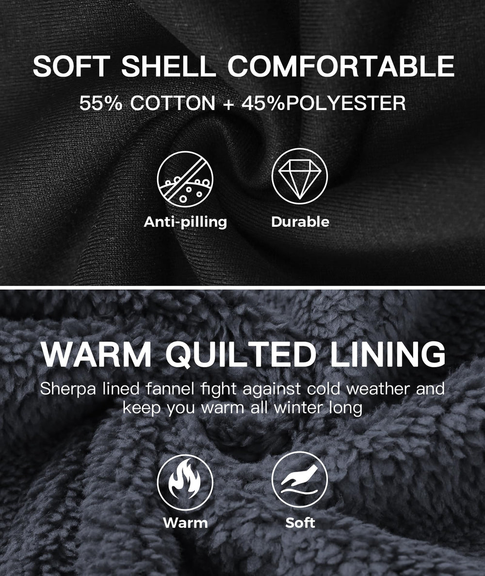 JACKETOWN fleece-lined interior for snug warmth on chilly commutes.