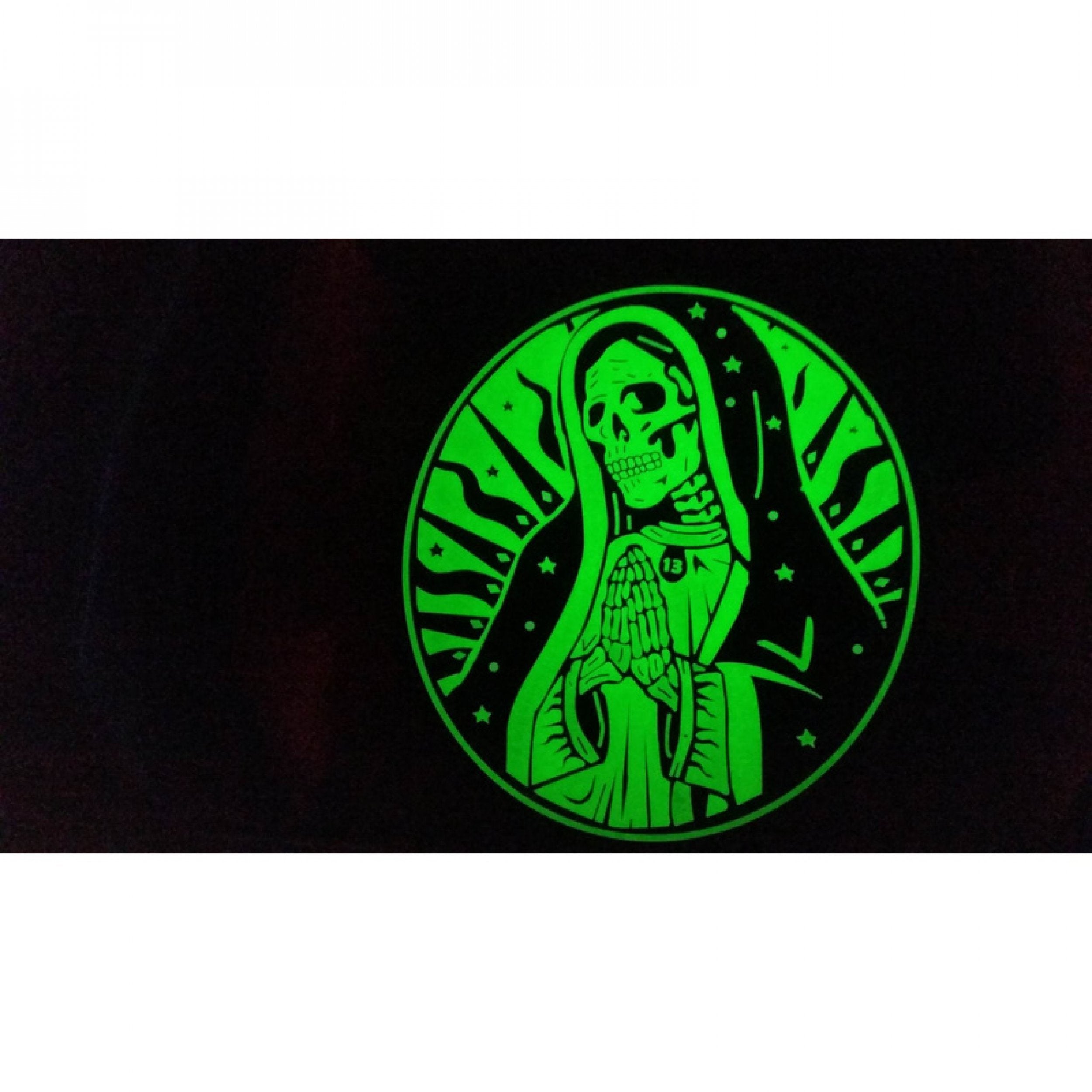 Jackets To Go JTG Santa Muerte patch with Velcro back for easy attachment to gear