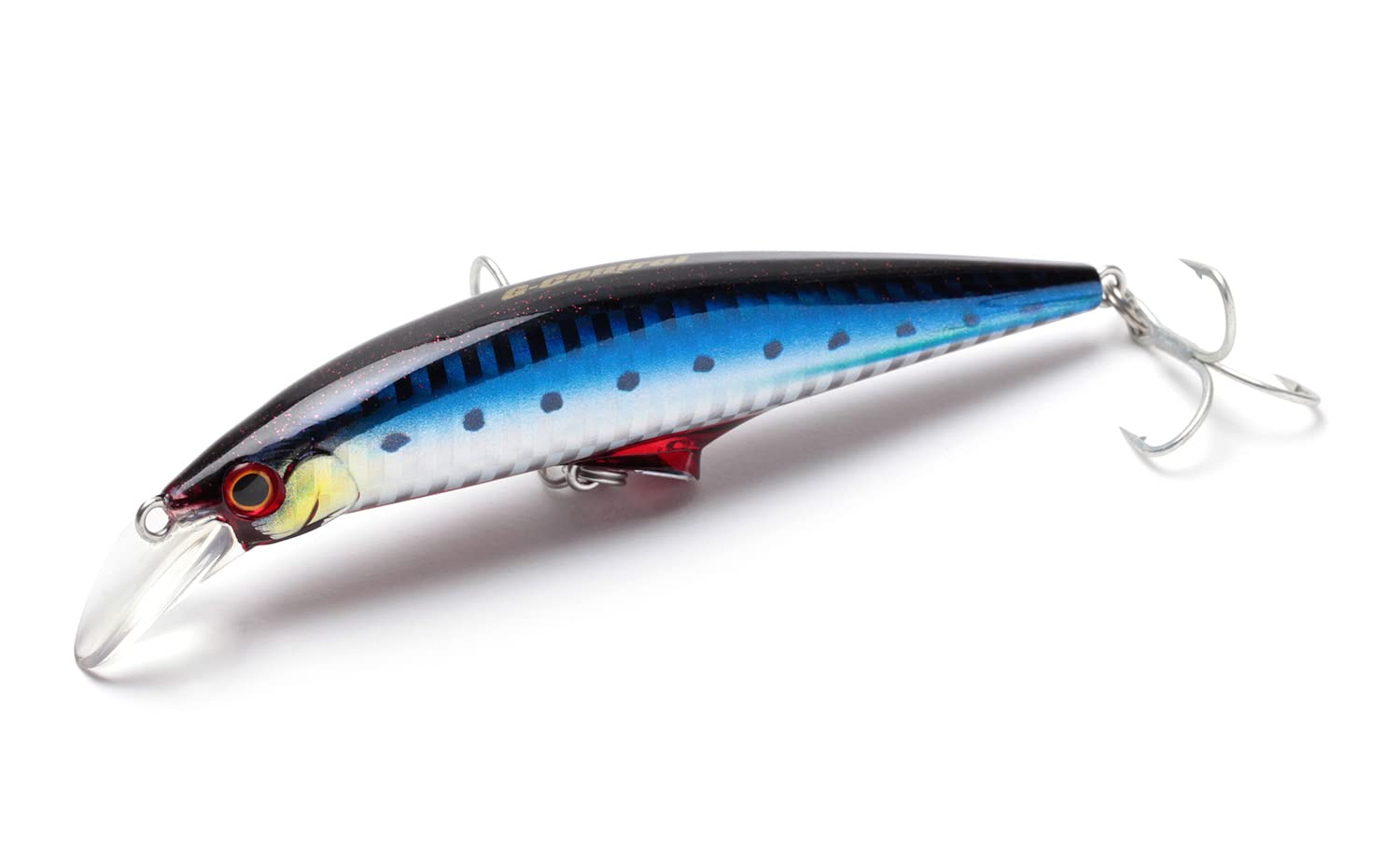 Jackson G Control 28g SRI Thrush Sardine front view shows Red Eagle SRI for bass targeting