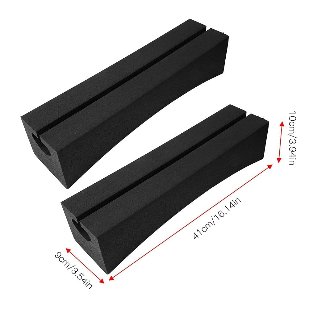 Jadeshay roof rack pads foam close up shows shock resistant EVA cushioning